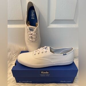 Keds Women's Champion White Canvas